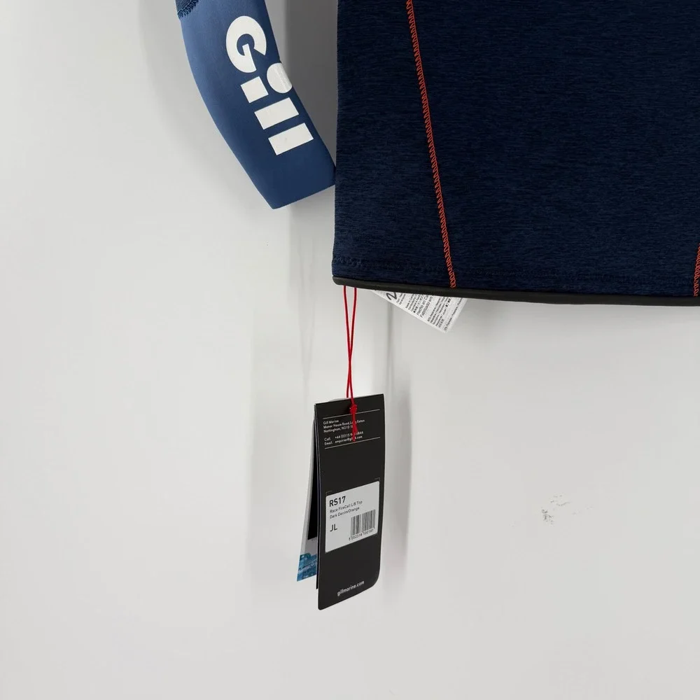 Gill Marine RS17 Race FireCell 3.5mm Long Sleeve Top Dark Denim Orange JL